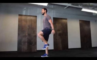 Suitcase Front Foot Elevated Reverse Lunge with Knee Up