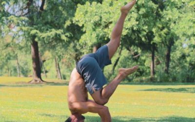 Frog Headstand with Leg Extension