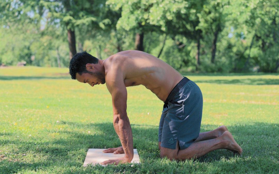 Scapular Push-up – Kneeling