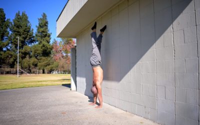 Handstand – Wall Facing Balance Drill