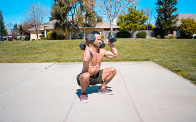 2DB Front Rack Squat