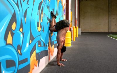 Handstand – Wall Facing Tuck