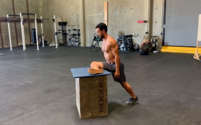 Hip Flexion with External Rotation on Box